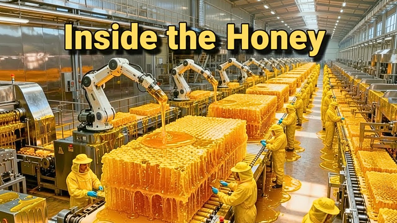 Inside A Giant Honey Bee Factory: How Billions of Bees Produce Tons of Honey Every Day