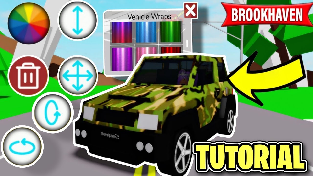 HOW TO GET *NEW PROP FEATURES & USE THEM + NEW CAR WRAPS* BROOKHAVEN RP ROBLOX 🤯🤩