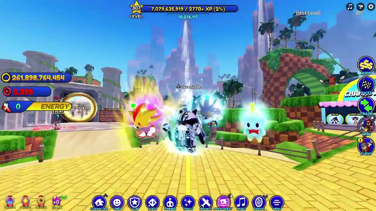 Sonic Speed Simulator on Roblox PS5 While Chatting Live Part 14