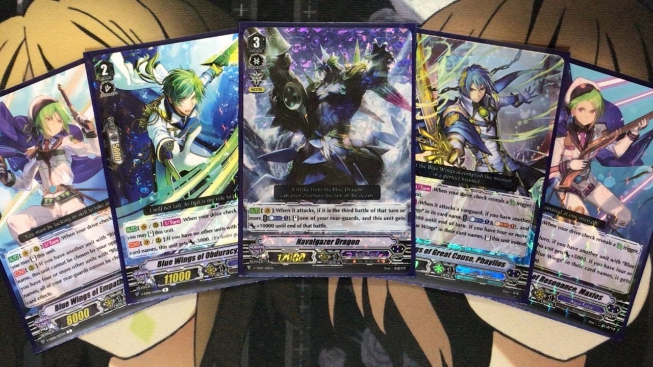 My Blue Wings Aqua Force Cardfight Vanguard Deck Profile for October 2019
