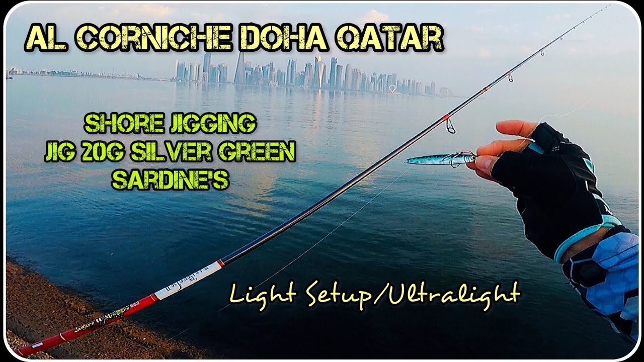Episode 24 | Shore Jigging /Casting | Al Cornice Doha Qatar, “One Of The Most Popular Fishing Spot”.