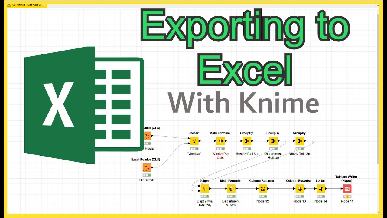 Exporting Data to Excel from Knime