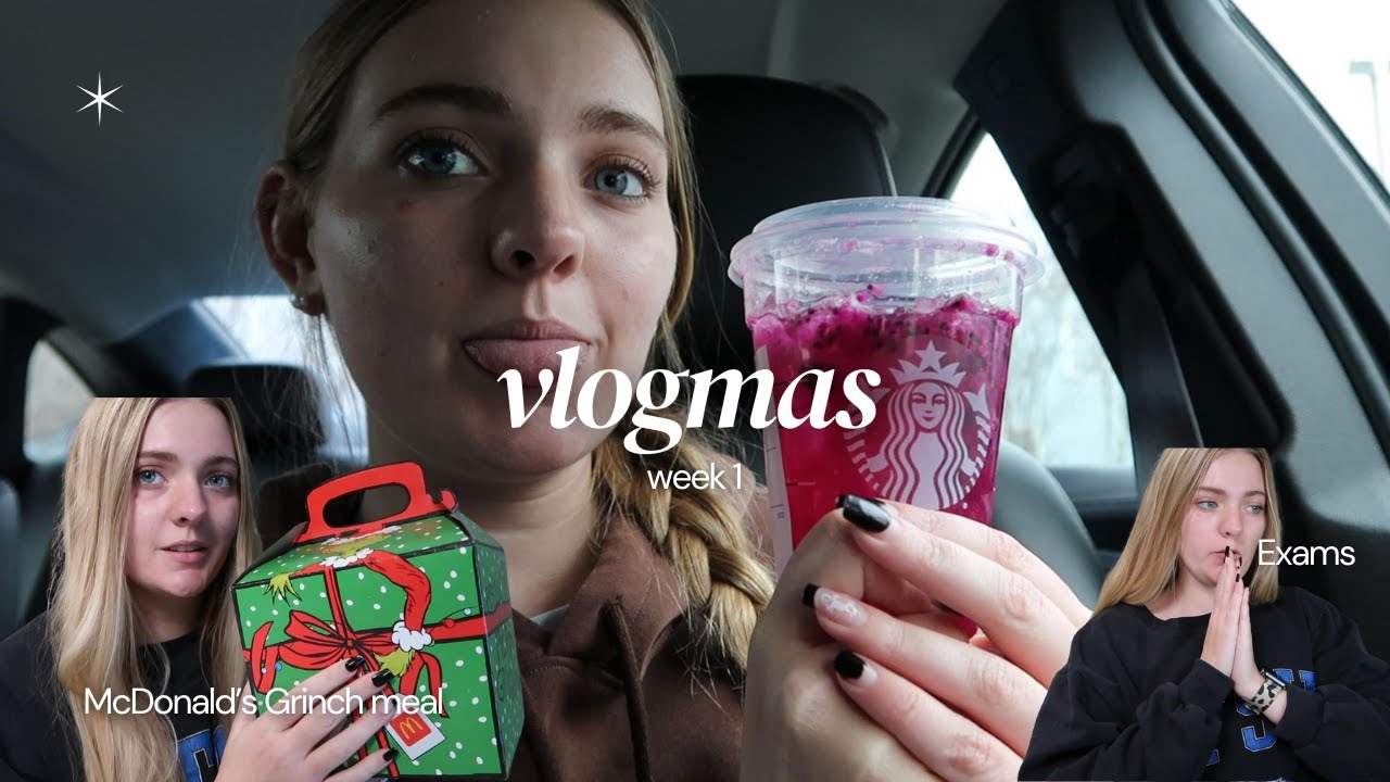 VLOGMAS WEEK 1 | crashing out over exams