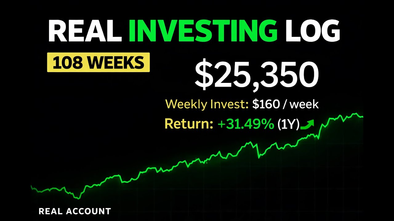 108 Weeks of Investing | Real Account Update ($25,350)