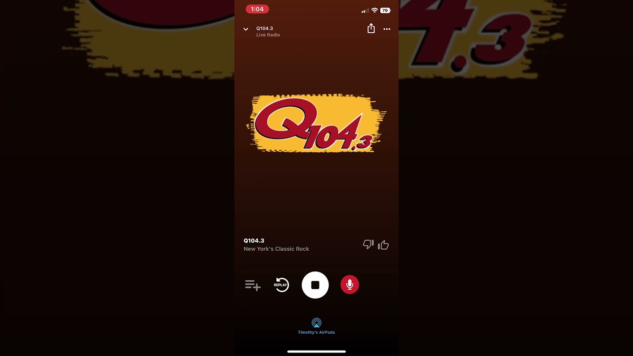 WAXQ-FM/New York, NY &ldquo;Q104.3&rdquo; Legal ID January 13, 2023 at 1:00 pm