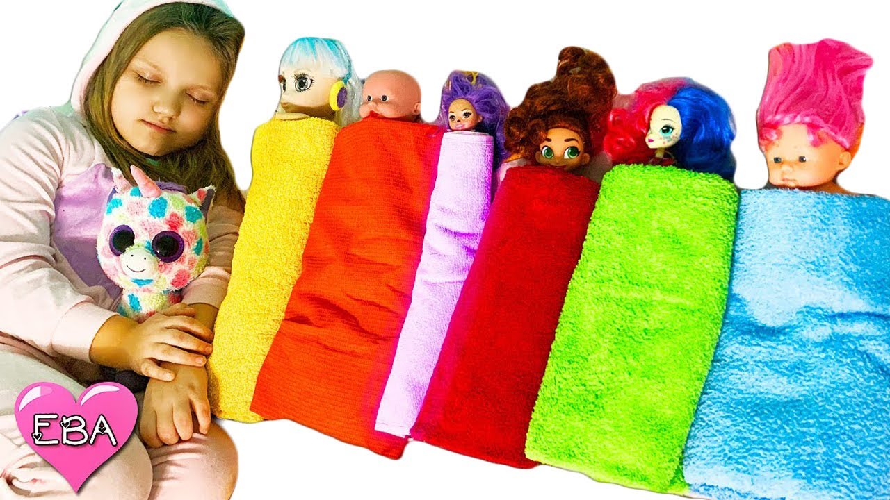 Are you sleeping Brother John, Evа plays with dolls, Song for children