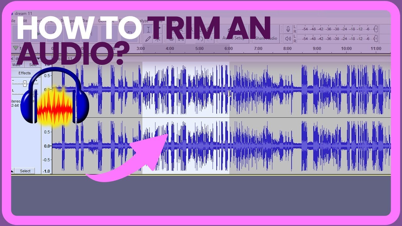 How To Remove Parts Of Audio In Audacity (EASIER & FASTER)