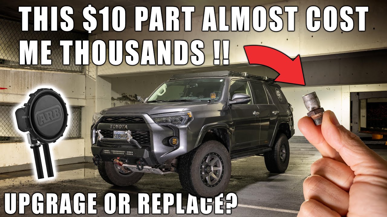 Upgrading The Rear Diff Breather In The 5th Gen 4Runner