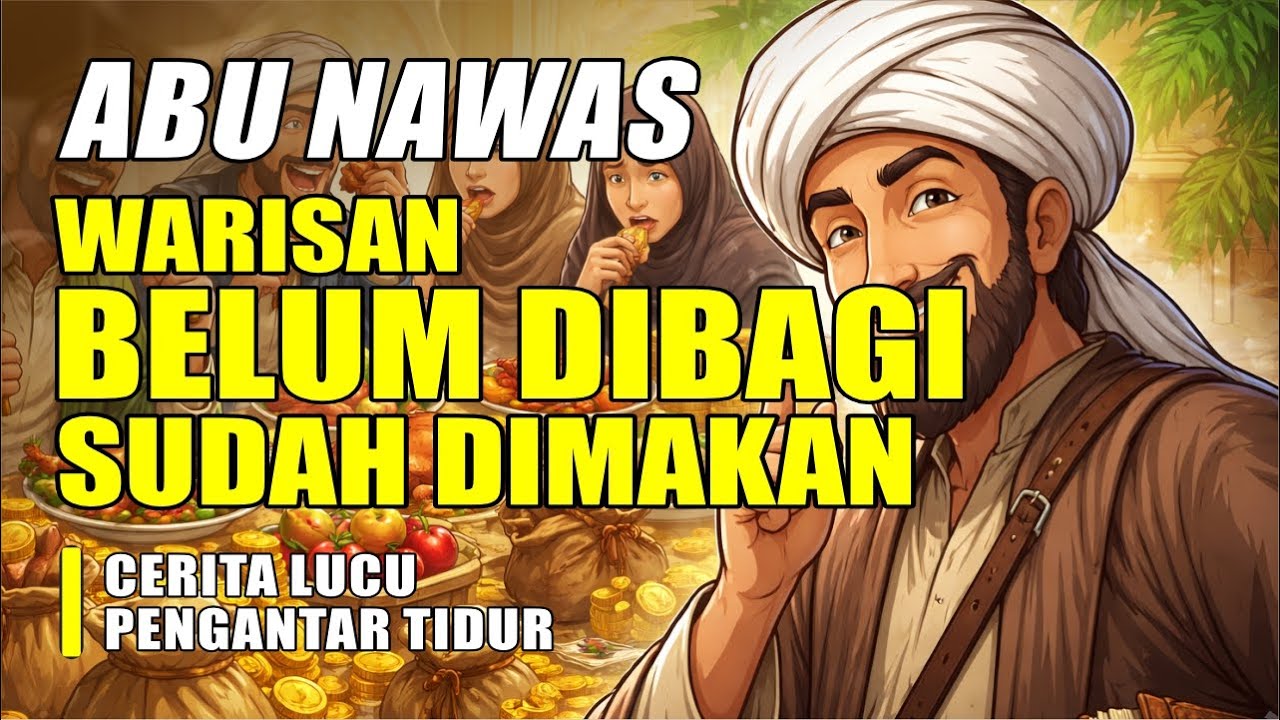 ABU NAWAS WARISAN BELUM DIBAGI SUDAH DIRAMPAS 😱|| CERITA LUCU PENGANTAR TIDUR -SEJARAH ISLAM