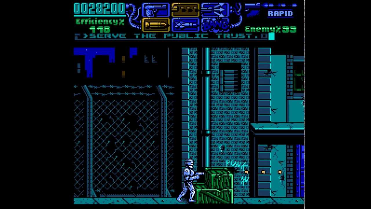 RoboCop 3 (NES): Полное Прохождение