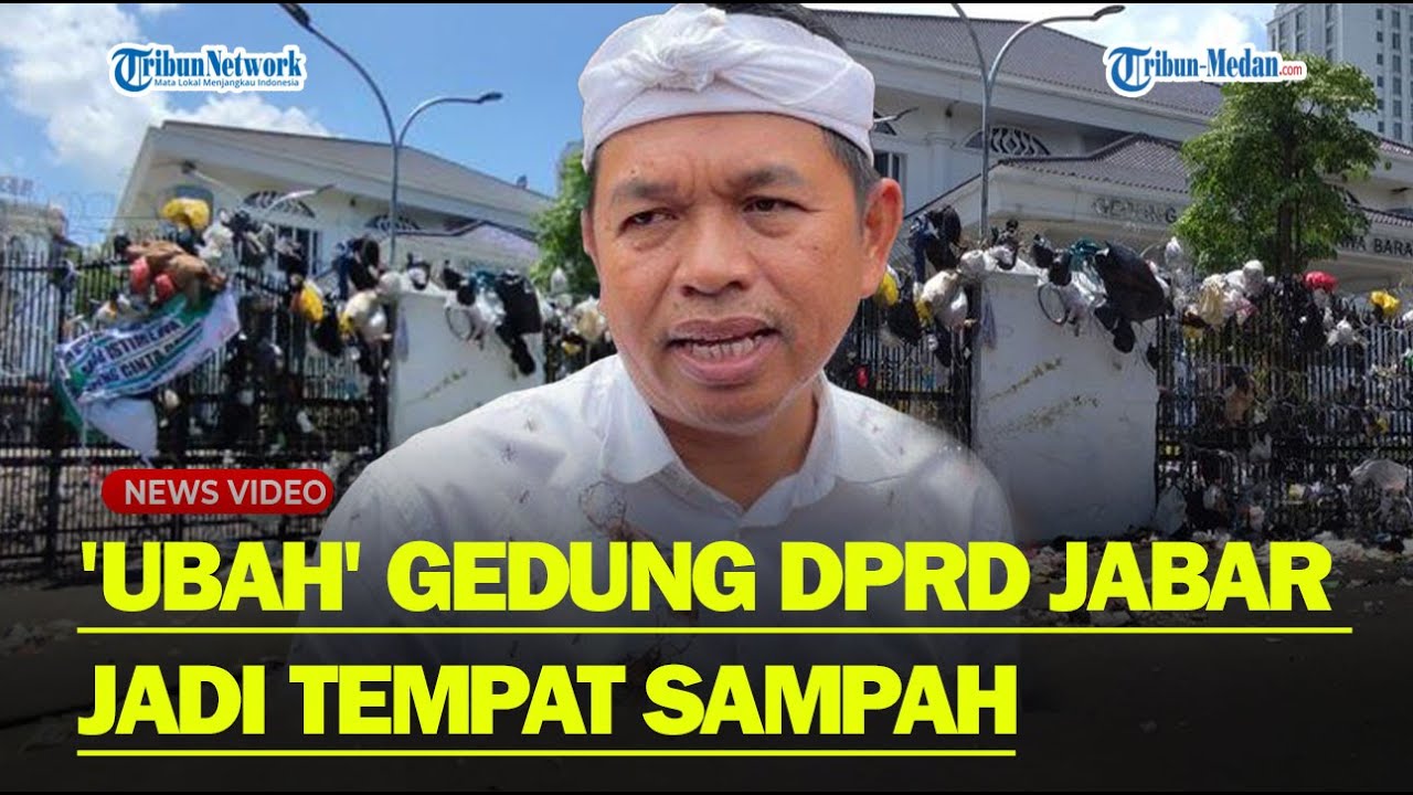 DEDI MULYADI  KRITIK Aksi Massa Lempari Gedung DPRD Dengan Sampah