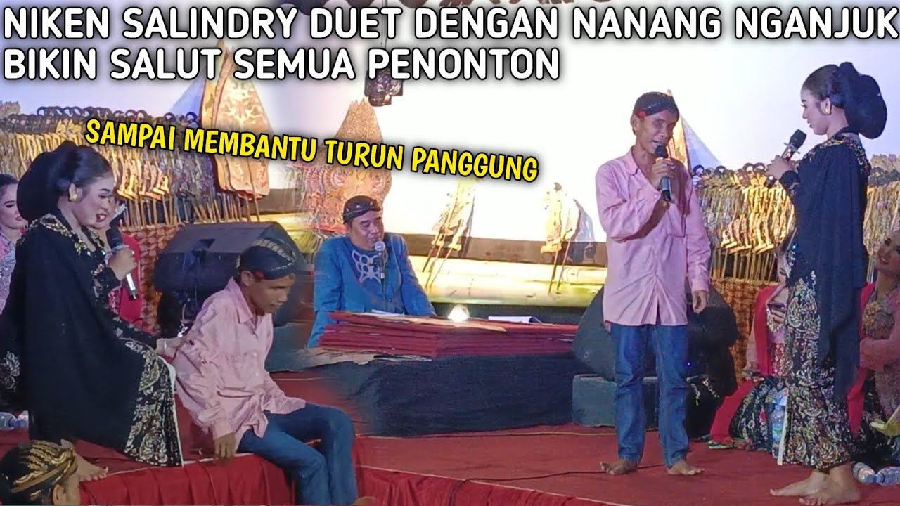 BIKIN BAPER❗NIKEN SALINDRY DUET BERSAMA NANANG NGANJUK SAAT WAYANGAN KI TANTUT SUTANTO