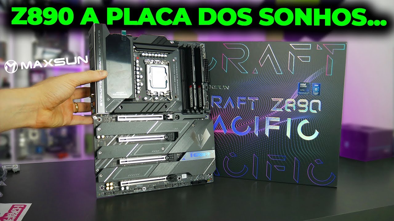 Z890 PACIFIC, A PLACA MÃE DOS SONHOS PARA NOVA GERAÇÃO!