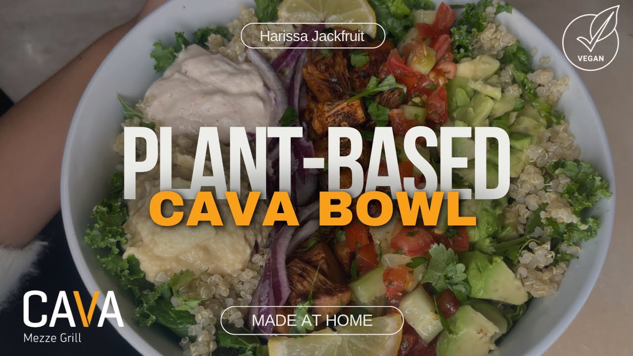 DIY Vegan Cava Harissa Bowl // Organic Ingredients