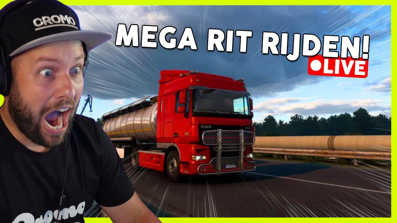 Vrachtwagen rijden met een dronken Belg - ETS2