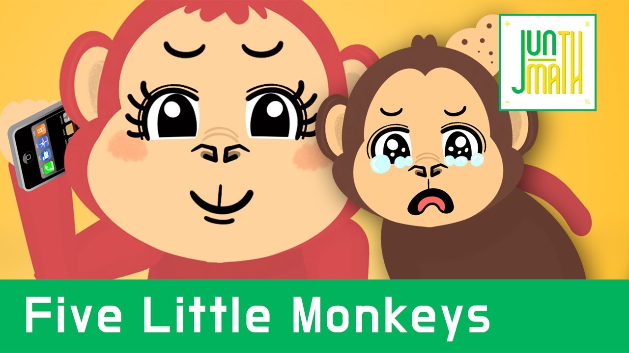 Five Little Monkeys l Nursery Rhymes by {Mini Kiddie}