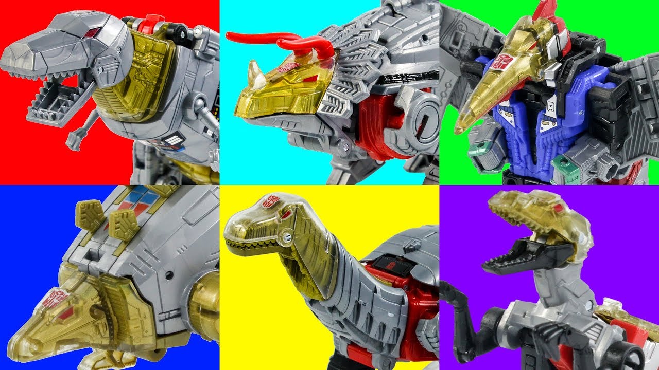 Transformers Power Of The Prime Dinobot Grimlock Slug Slash Snarl Sludge Swoop Dinosaur Robot Toys