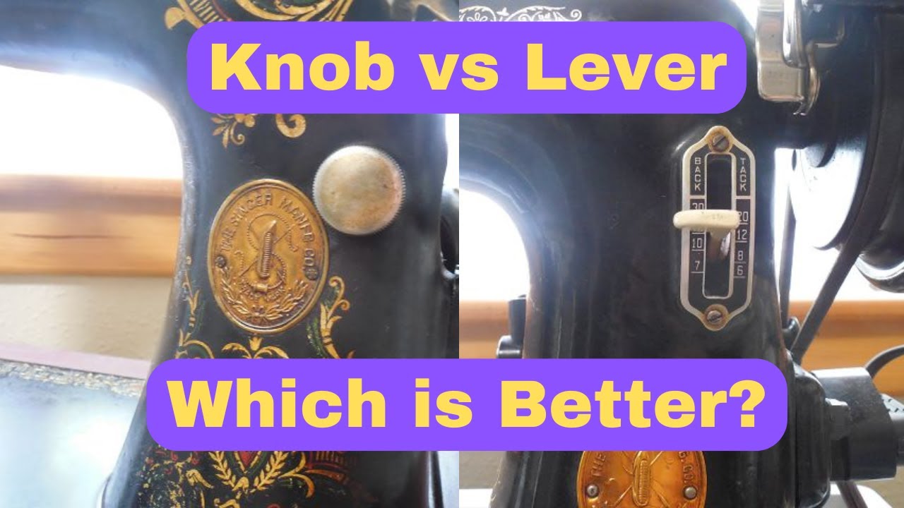 Vintage Singer Stitch Length Adjusters: Knob vs Lever - Which Is Better?