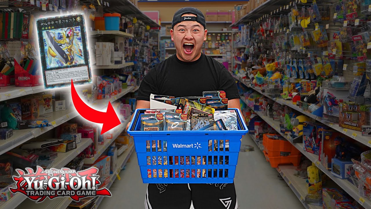 BUYING $1000 YU-GI-OH CARDS AT WALMART! (I HIT THE JACKPOT)