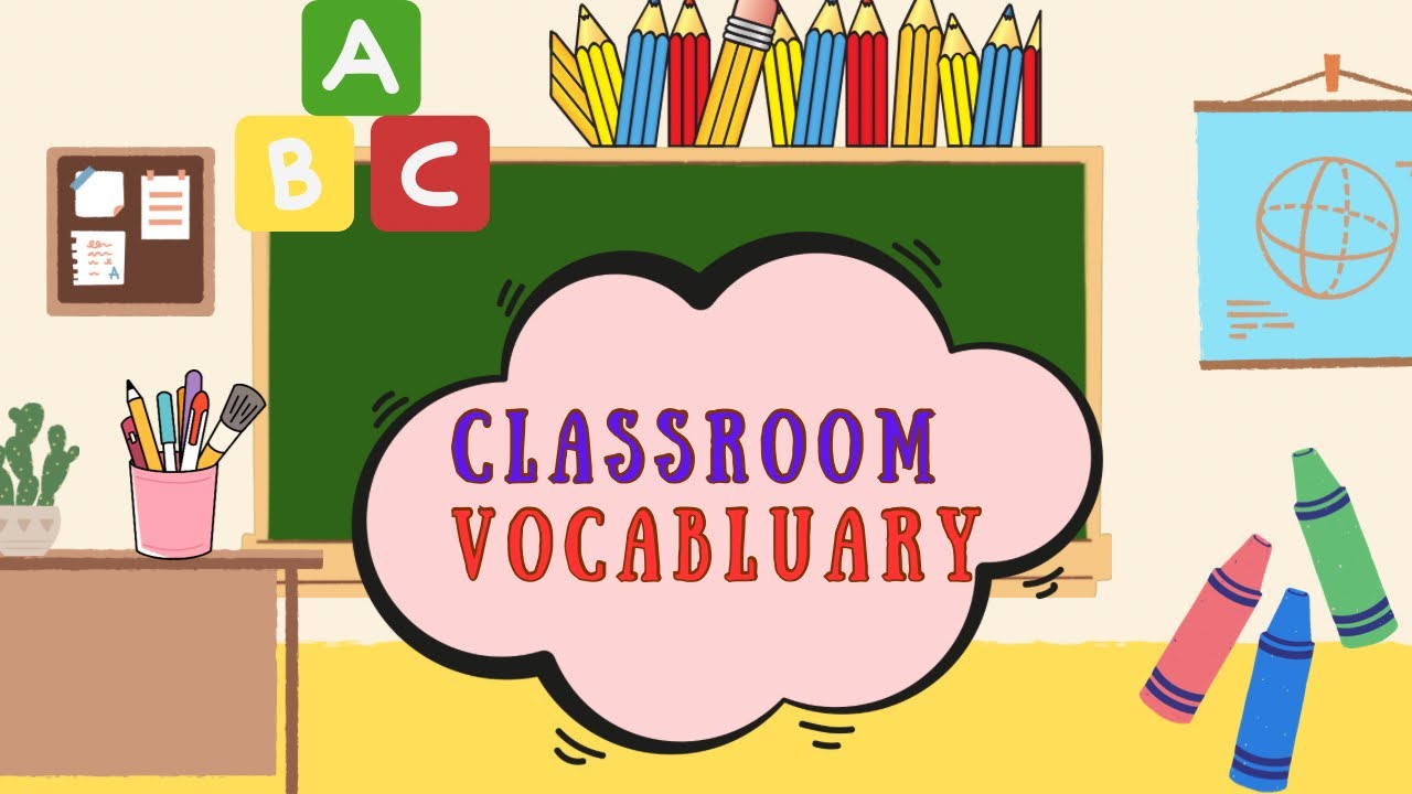 Classroom vocabulary 📔 📚#kidsvideo #toddlers#kidslearningvideos #educationalvideo #classroom#kidsson