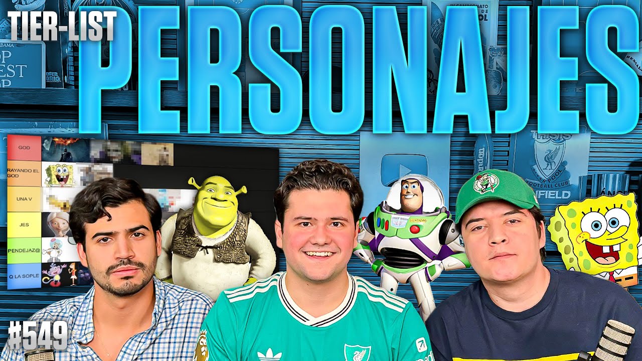 PODCAST DE PADILLA #549 — TIER LIST MEJORES PERSONAJES ANIMADOS (PELÍCULAS Y CARICATURAS)
