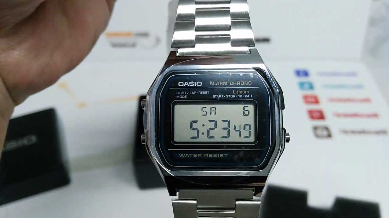 Casio Digital A158WA-1DF kısa inceleme ayarlama