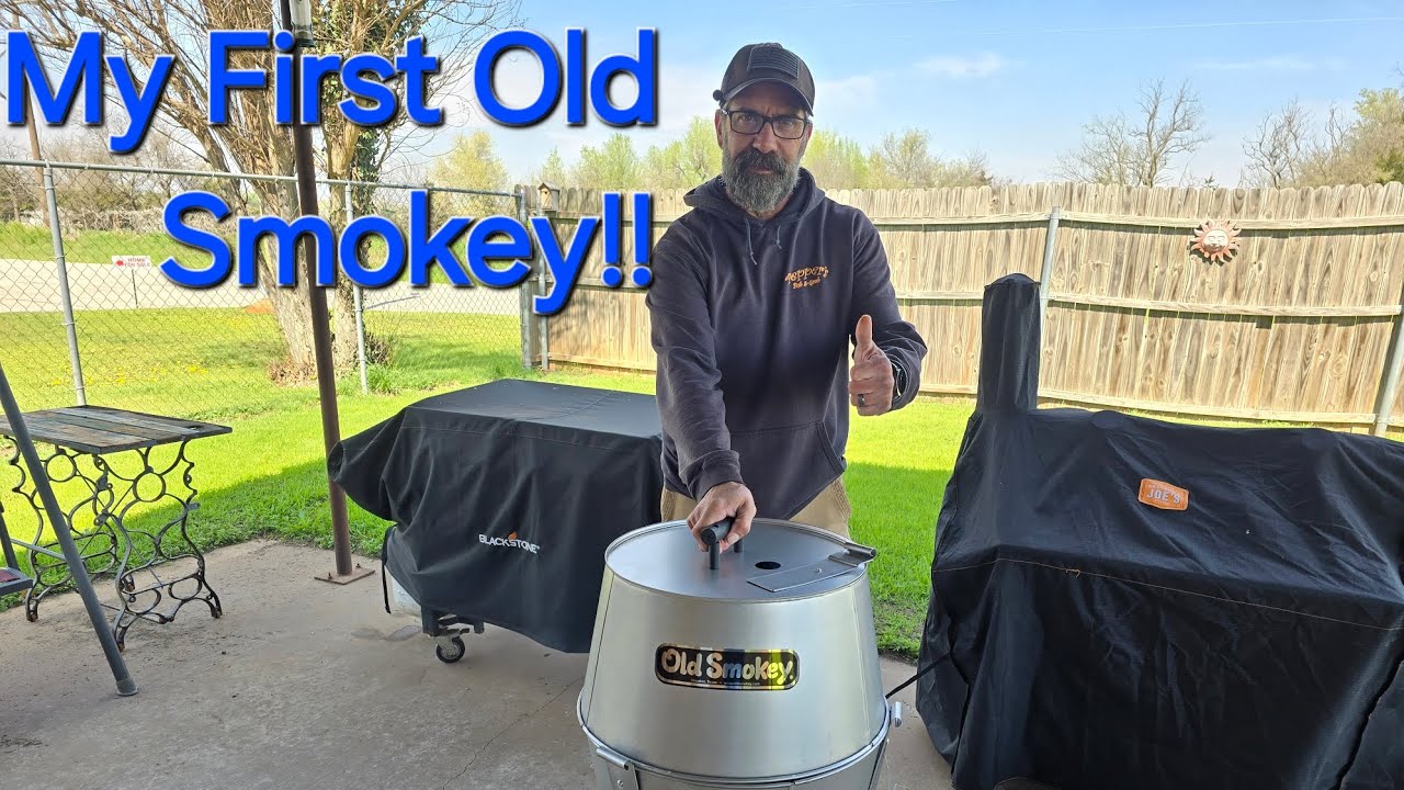 Старый дымный гриль! Распаковка, сборка и обжиг. #oldsmokey