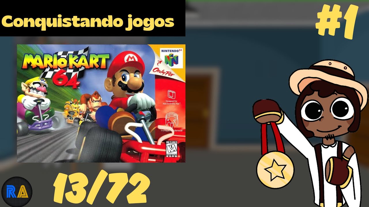 Mario Kart 64  (N64) - Conquistas do Game (00/72) RA - Parte 01