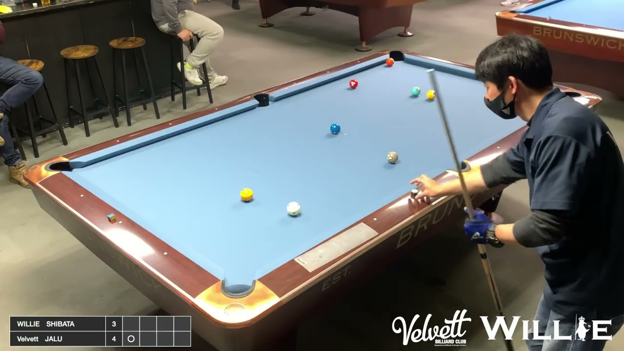 【 ビリヤード 】ベルベット＆ウィリー交流戦 柴田さん（W）VS ジャルーさん（V）2026/1/31 -  Season2