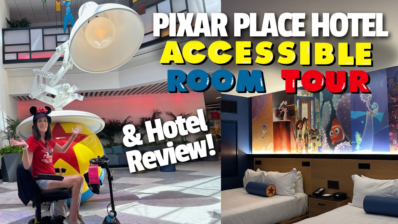 PIXAR PLACE ♿️ Номер для людей с ограниченными возможностями, полный обзор отеля + отзыв, фейерве...