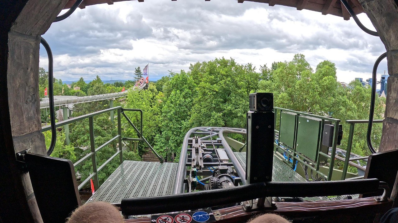 Matterhorn Blitz Front Row POV | Europa Park