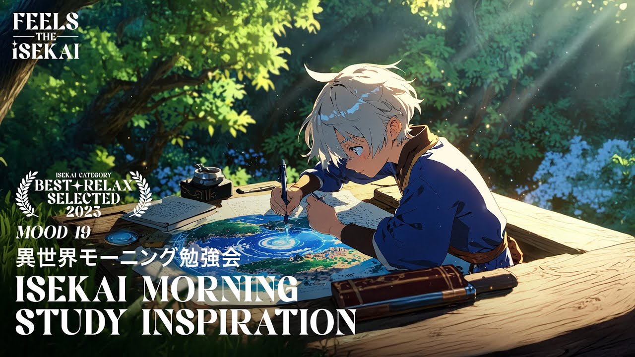 🎧 morning's whisper of inspiration 🍃 | Isekai Relaxing Music [異世界 BGM] | Morning Ambience 🌅