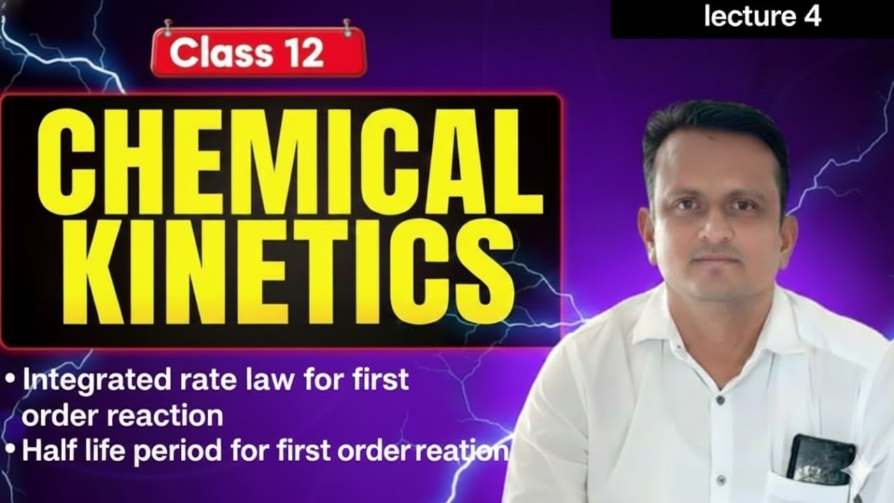 Integrated rate law  first order reaction Half life period  first order reaction Chemical KINETICS 