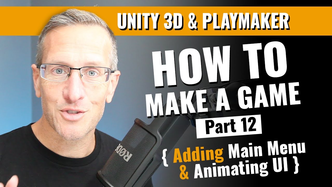 Узнайте, как создавать игры: Unity (часть 12) — добавление пользовательского интерфейса главного ...
