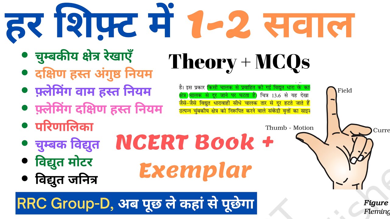 अब पूछ ले कहां से पूछेगा | हर शिफ़्ट में 1-2 सवाल | NCERT MIC | Theory + Exemplar #rrbgroupd