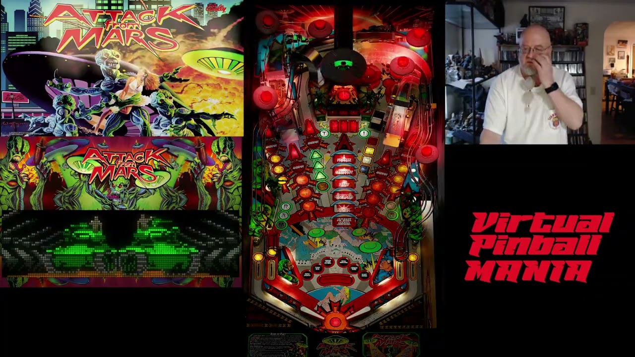 Virtual Pinball Mania 02/22/2026:  ATTACK FROM MARS HIGH SCORE (Williams, 1995)
