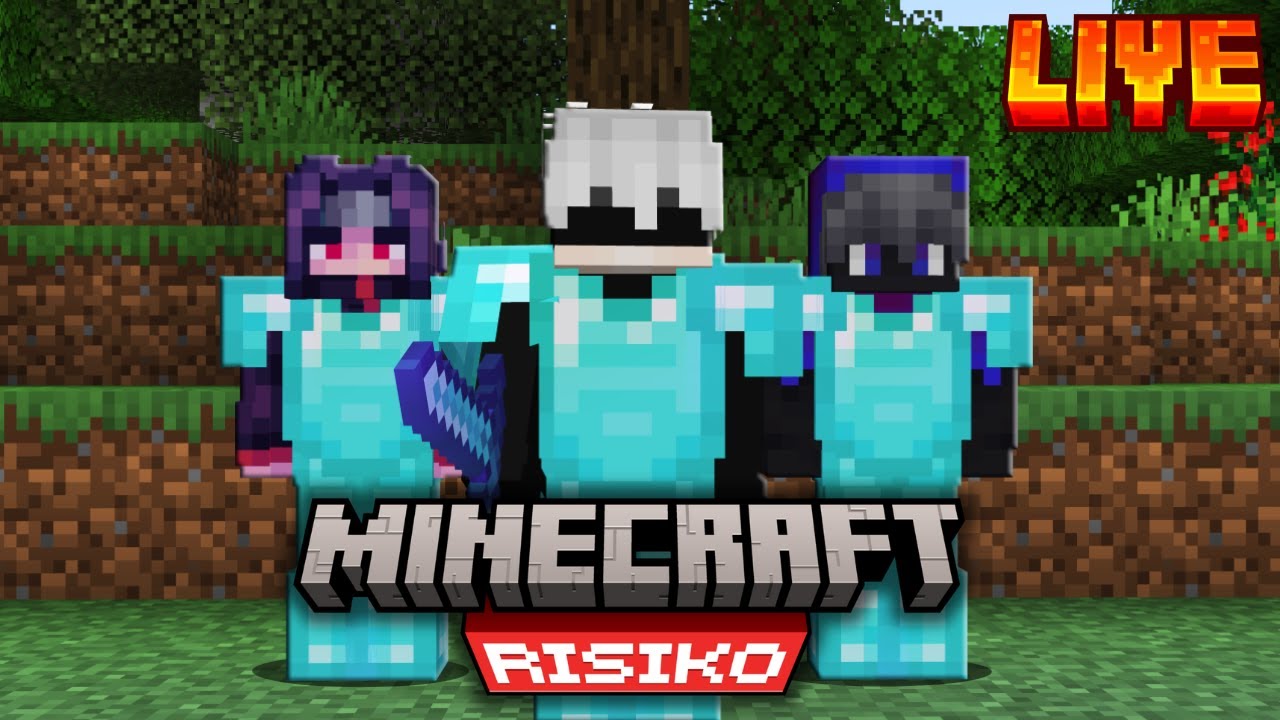 🔥 MC RISIKO (Streamverbot wg. PVP Phase) + 19 UHR XXL MC PARTY TURNIER 🔥 NoRisk Client CC: RynexYT 🔥