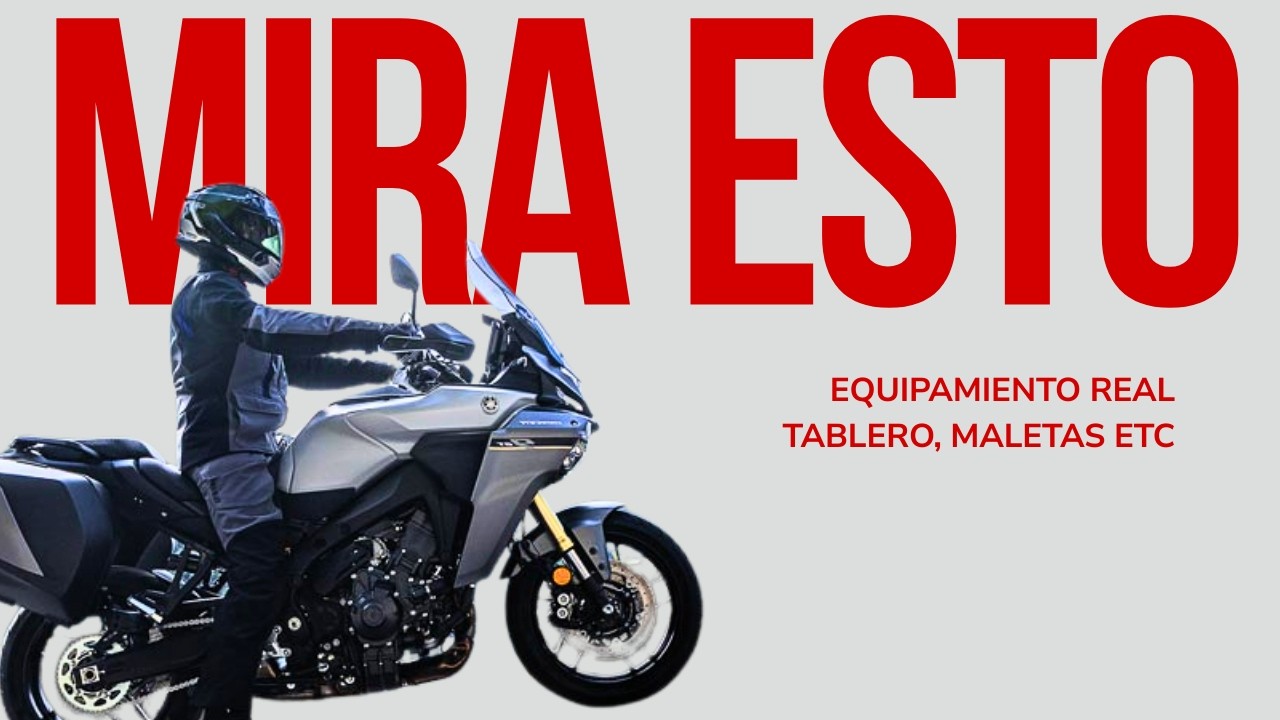 “Primer vistazo a mi Tracer 9 GT 2025: te enseño todo lo que trae”