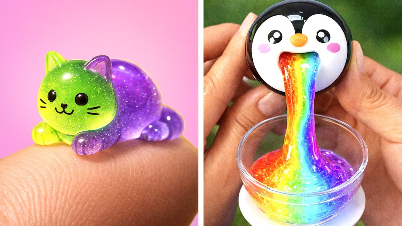 🌈 ADORABLE FIDGETS 🐼 Créations DIY Satisfaisantes & Bricolages Anti-Stress 🌀