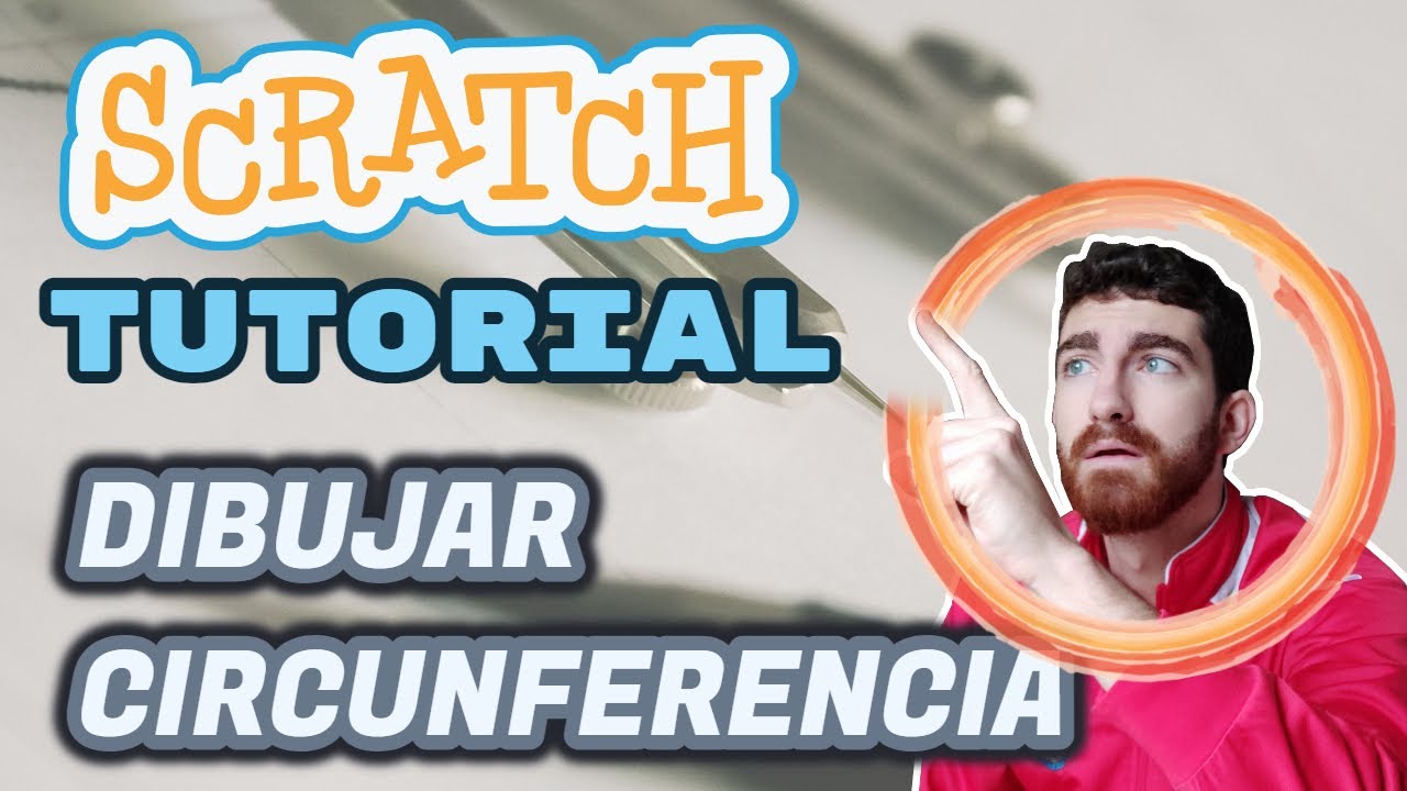 Cómo dibujar una CIRCUNFERENCIA de RADIO conocido | Círculo - Tutorial Scratch 3.0