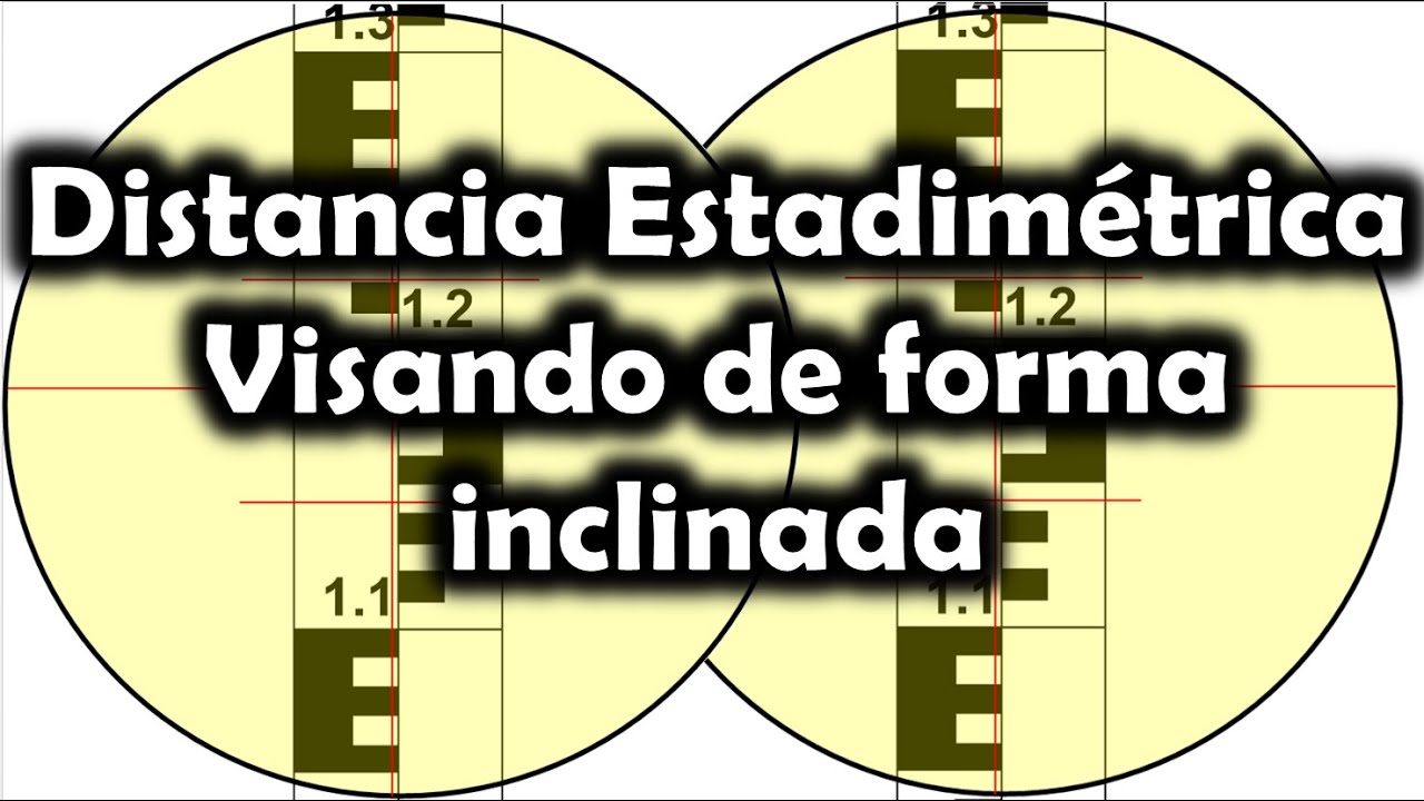 [Topografía] Distancia Estadimétrica visando de forma inclinada