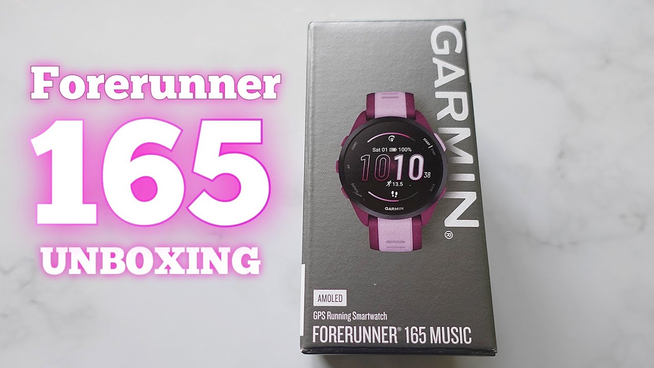 Garmin Forerunner 165 Unboxing