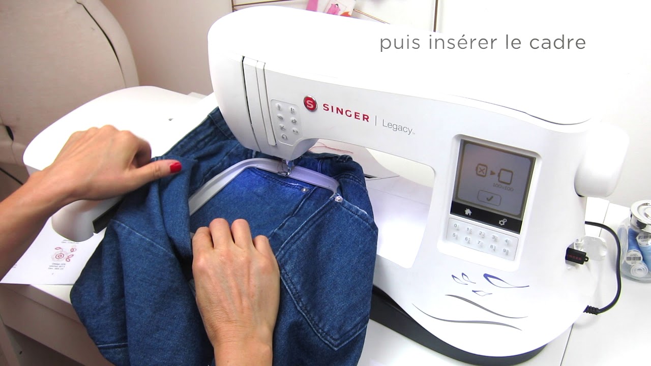 Singer - Customiser sa jupe avec une broderie