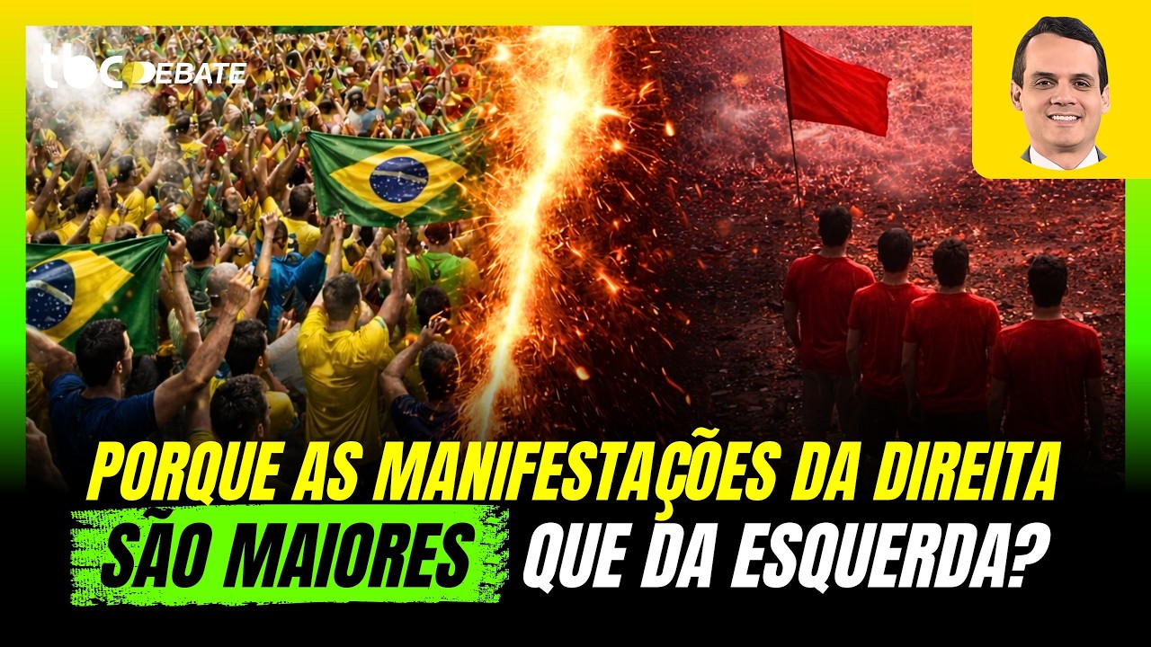POR QUE AS MANIFESTAÇÕESS DA DIREITA SÃO MAIORES QUE DA ESQUERDA? | TBC DEBATE | 05/03/ 2026