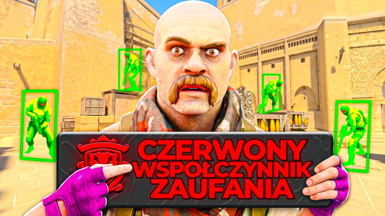 Czy da się grać na CZERWONYM TRUST FACTORZE w CS2 ? XD
