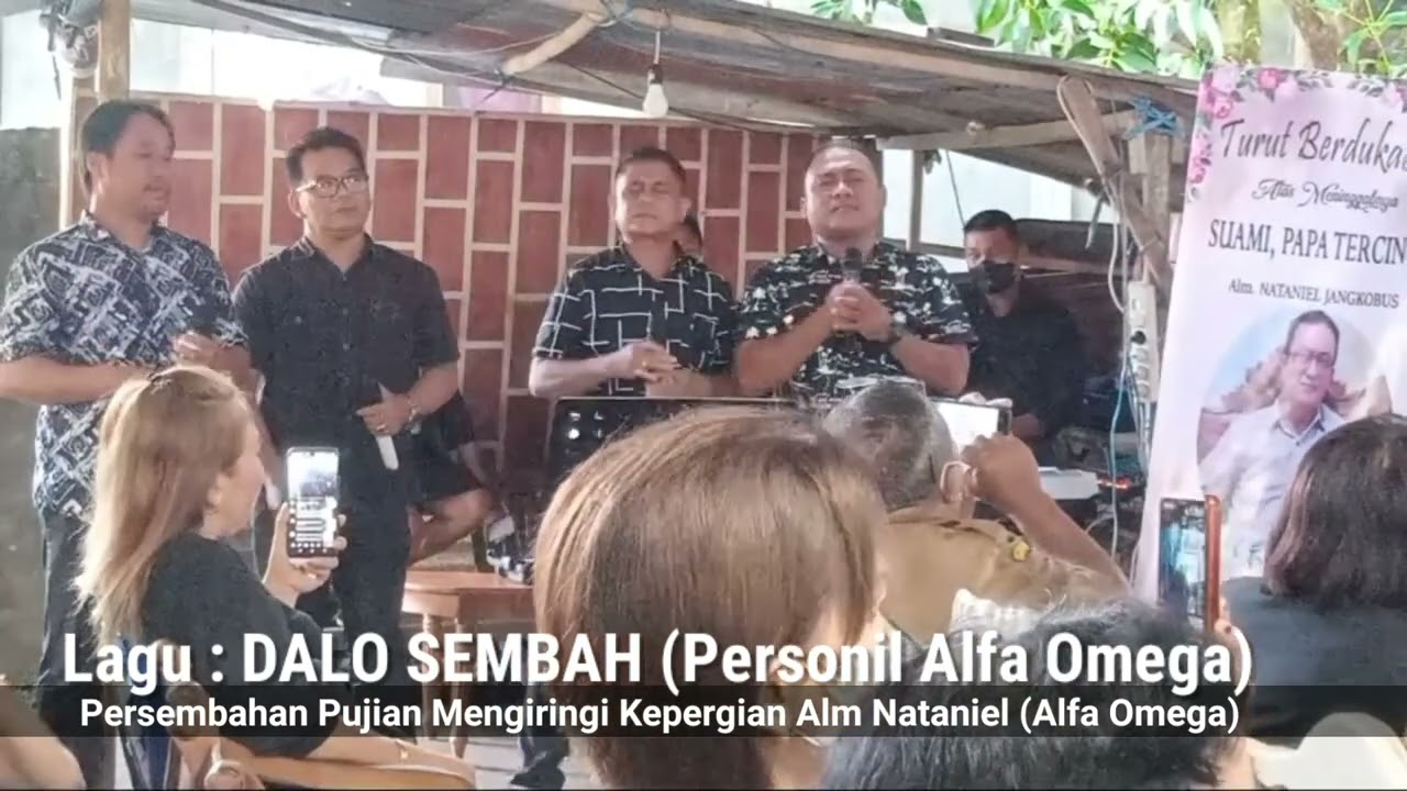 Berlinang Air Mata - Lagu Dalo Sembah Mengiringi Kepergian Alm Nataniel Jacobus