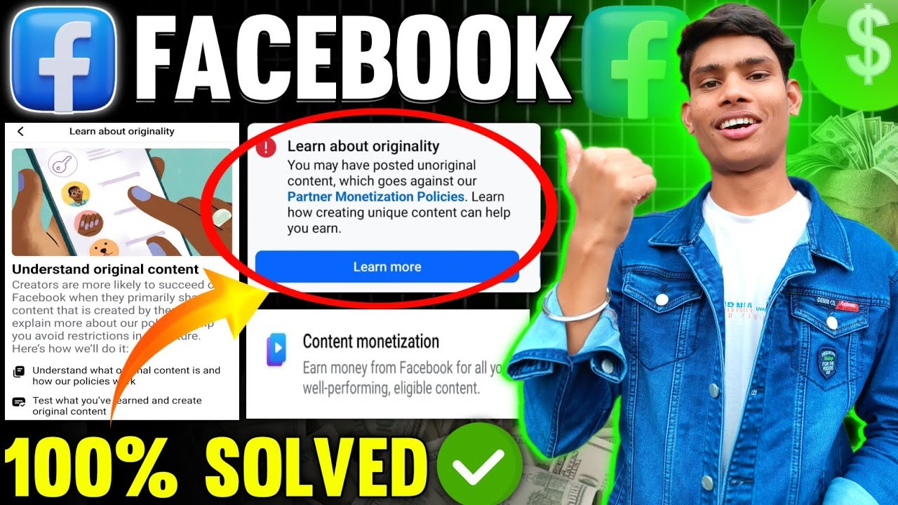 Learn About Original Content Facebook | Understand Orginal Content |Facebook Monetization New Update