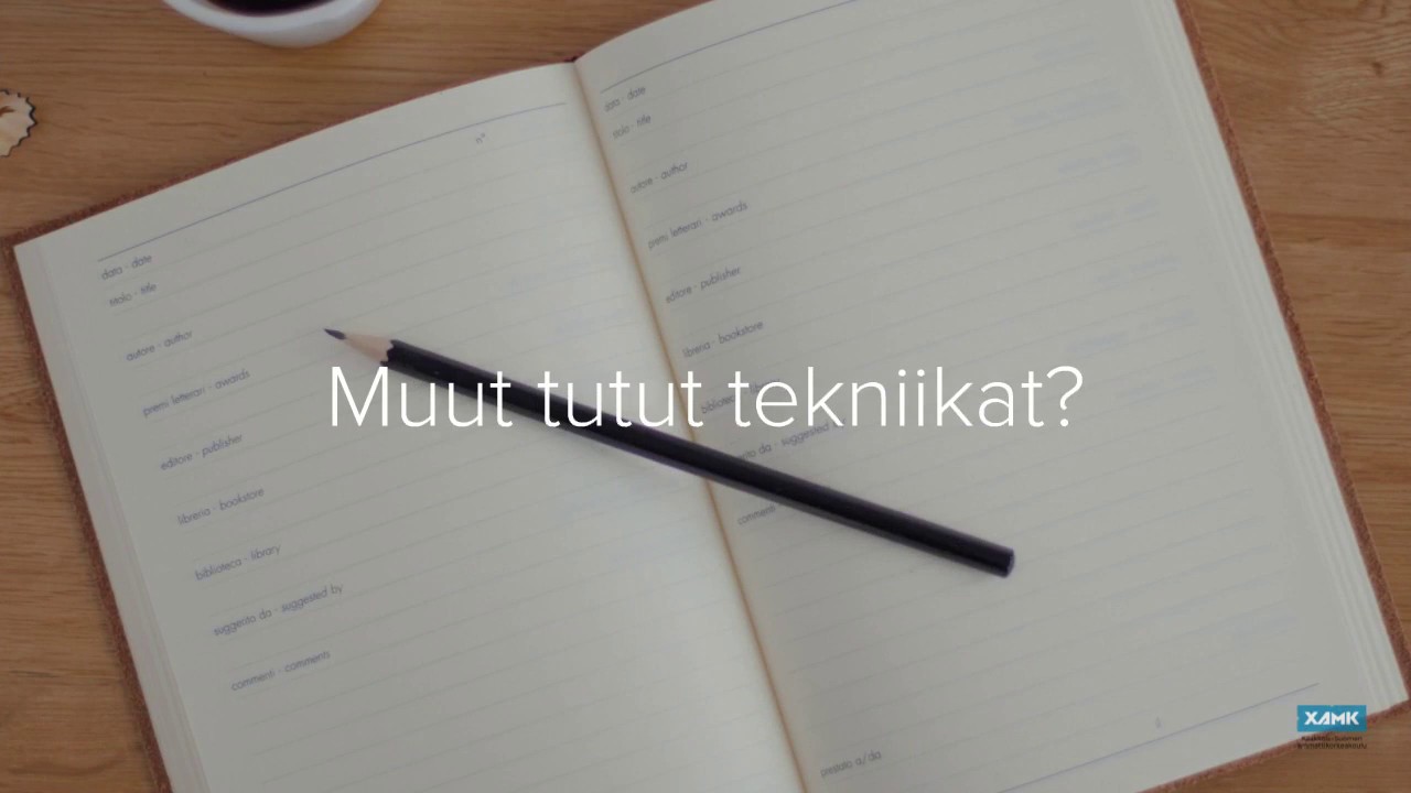 Miniwebinaari 2 - Tehokkaat opiskelutekniikat // Effective Study Techniques
