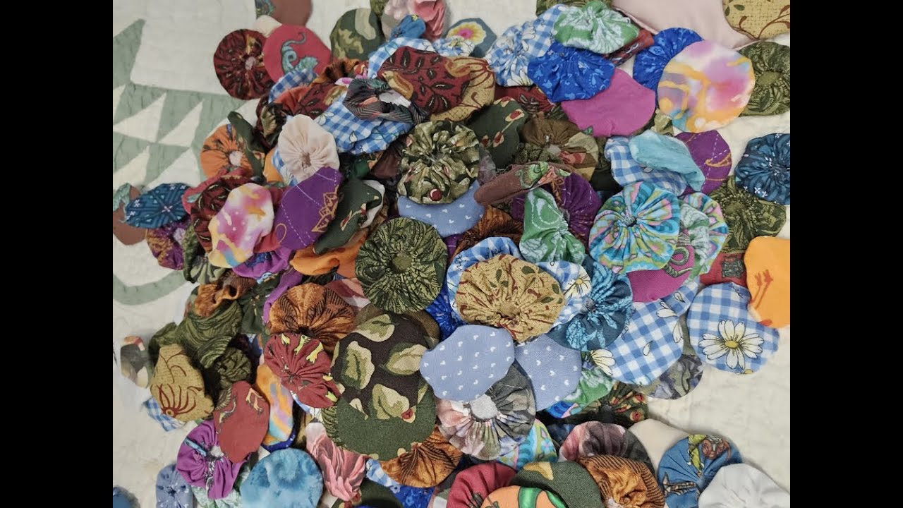 The Yo-Yo Quilt - With Embellishments