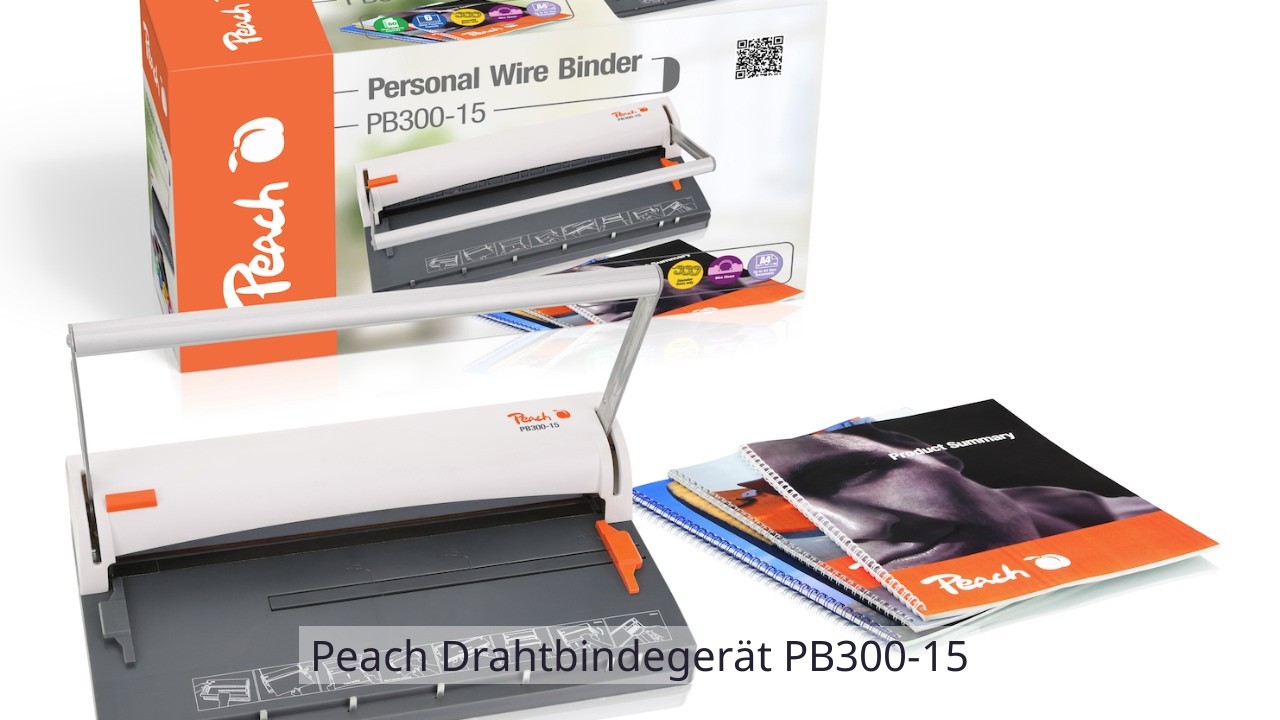 Anleitungsvideo Peach Bindegerät PB300-15